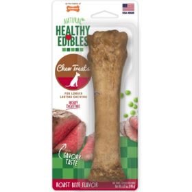 Nylabone Healthy Edibles Wholesome Dog Chews Roast Beef (Option: Souper (1 Pack))